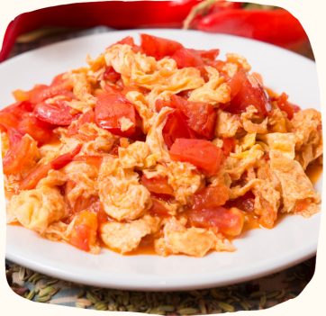 Tomato Egg with Rice